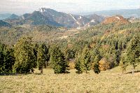 Pieniny widziane z Huociawy